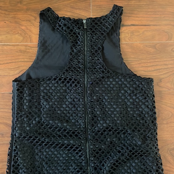 NWT Gottex Black Net Racerback Mini Dress - Picture 6 of 11
